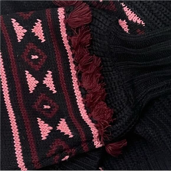 NWT Sachin + Babi Landon Knit - Black Burgundy Peony Cardagin – Sz XL - Picture 12 of 14